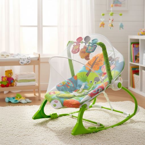 Silla Vibradora Mecedora Musical Niña Niños Baby Rocker