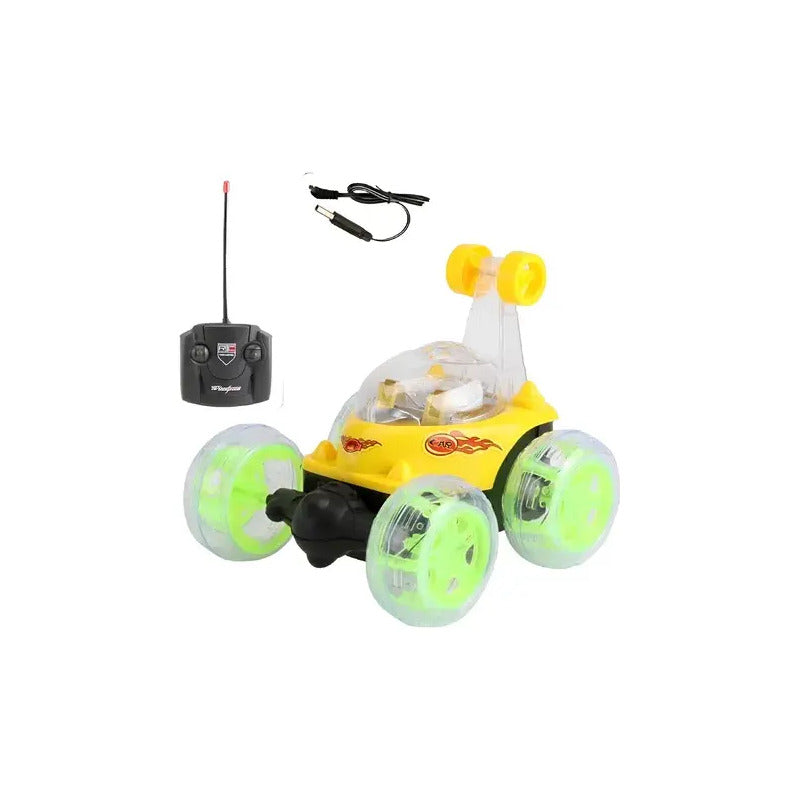 Carro Loco Recargable Control Remoto Acrobacias 360 Juguete