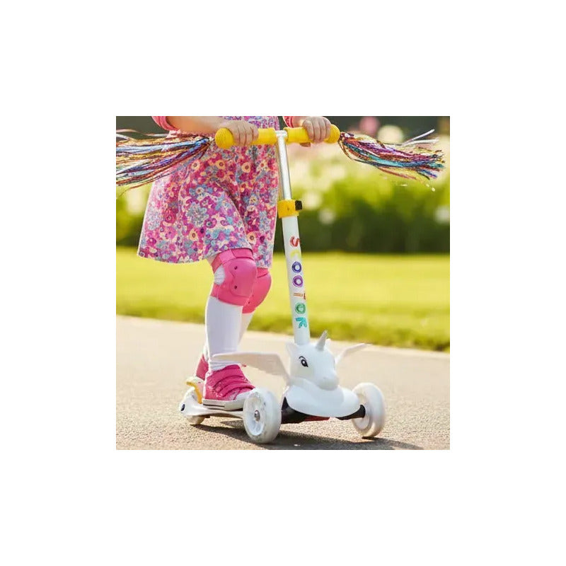 Patineta Scooter Unicornio P741-bl Blanco