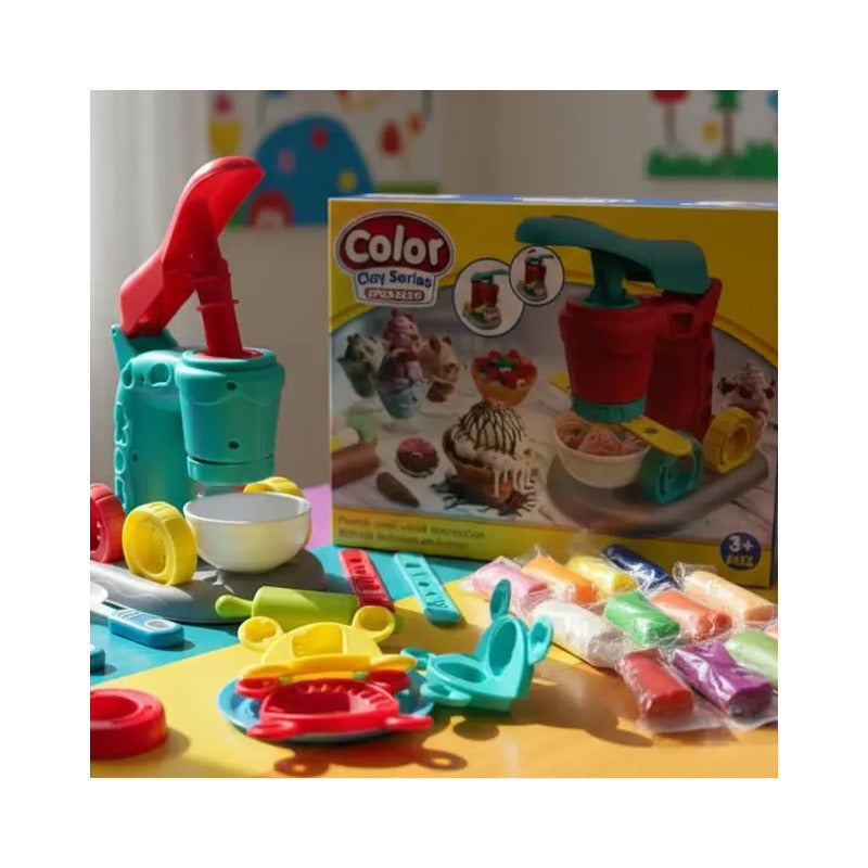 Set Para Hacer Postres Y Dulces Para Niños J-9158 Colores
