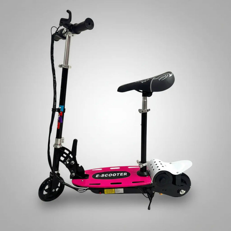 Patineta Eléctrica Metalizada Para Niños 8-13 Años