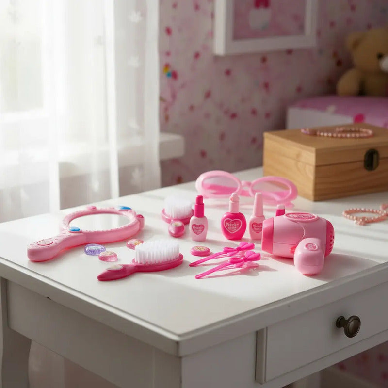 Set De Juguete De Belleza Portátil Con Accesorios Px1593