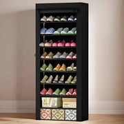 Zapatera Closet Organizador De 9 Niveles Hydg-1 Color Negro