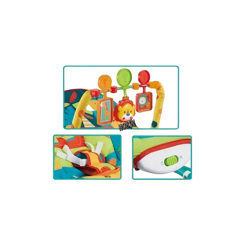 Silla  Vibradora Mecedora Musical  Niña-niños Baby Rocker