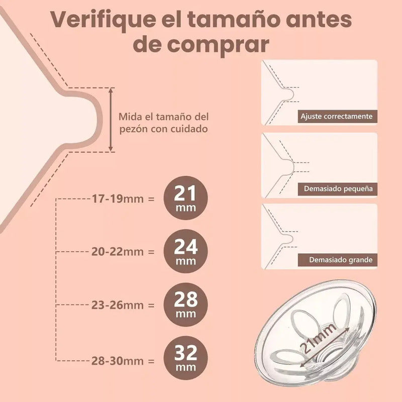 Extractor Eléctrico De Leche Rosa Electric Rh-289