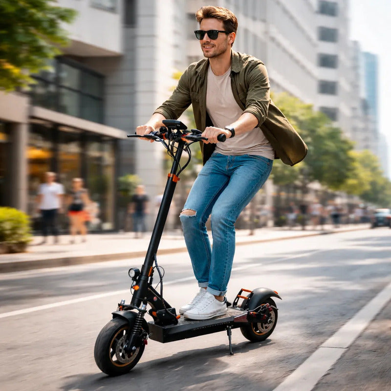 Patineta Scooter Electrica Adulto 1 Motor 40kmh Sgx3 Negro