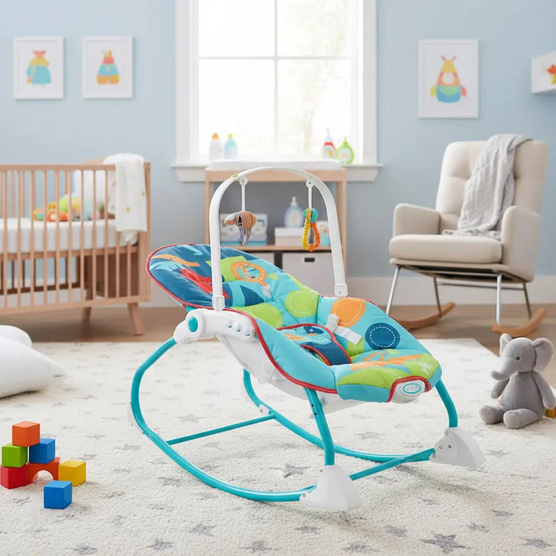 Silla Mecedora Vibradora Con Bandeja Para Bebes A7540