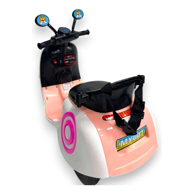 Moto Carro Recargable Eléctrica Montable Niñas My001