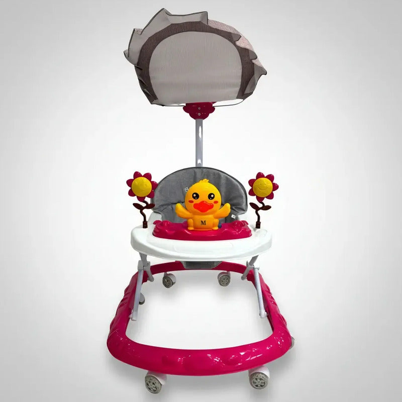 Caminador Para Bebes Luces Y Sonido Pato 313b Rosa