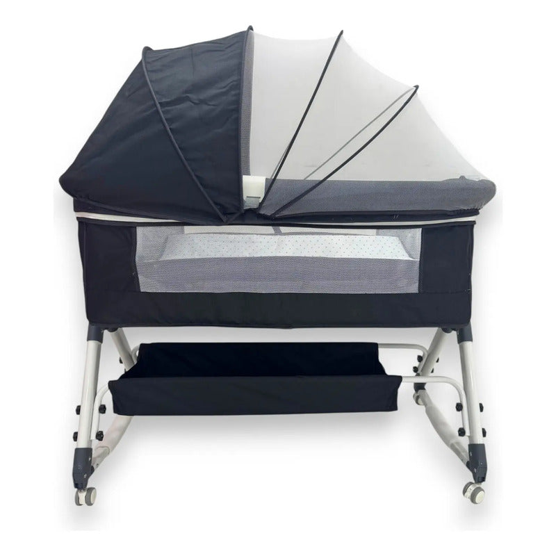 Cuna Colecho Para Bebe Con Mosquitero Mecedora Y Organizador