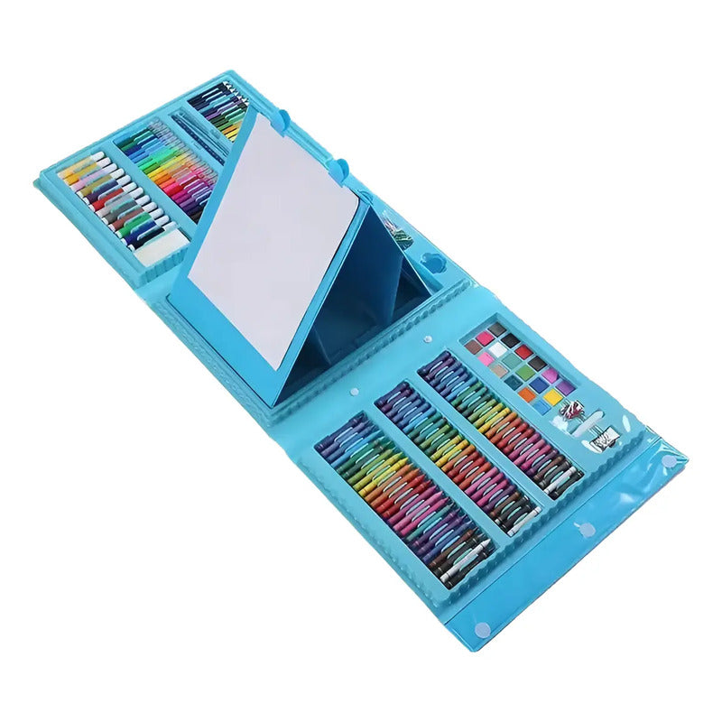 Set De Arte Para Niños 208 Piezas Portátil Crayon Colores