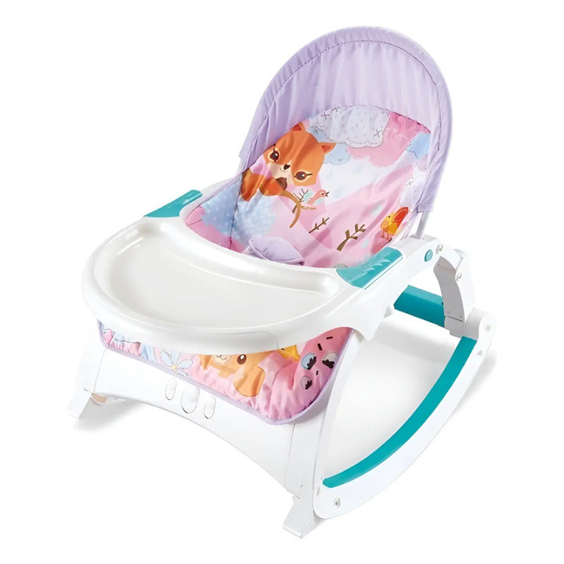 Silla Mecedora Vibradora Crece Conmigo Bebe Con Bandeja