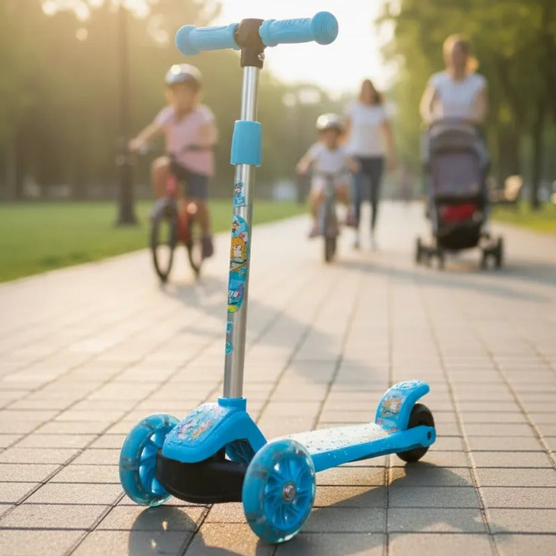 Patineta Scooter Colores Qc2866 Azul Claro Scooter