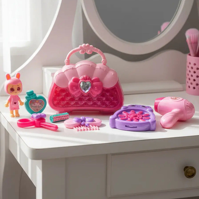 Set De Juguete De Belleza Portátil Con Accesorios Px1595
