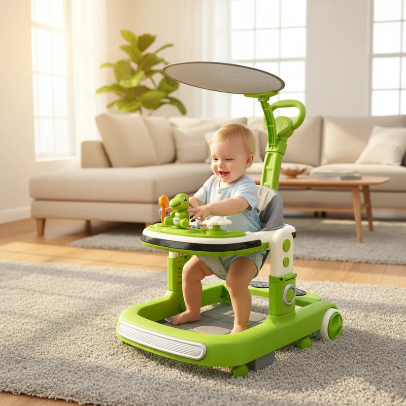 Caminador Musical Bebe Guia Luces Tapete Dinosaurio 344b