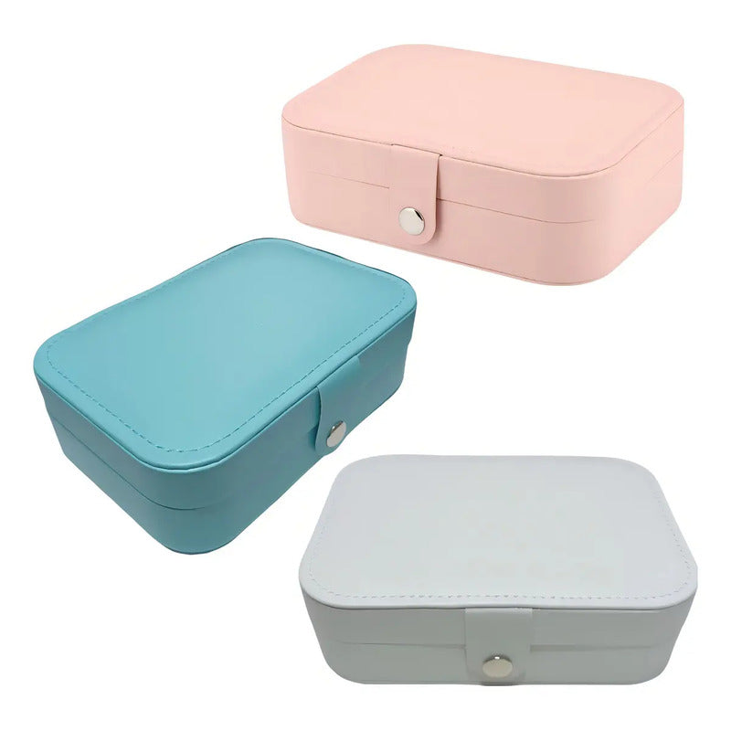 Joyero, Organizador, Estuche Para Joyería, Caja Para Joyas Color Blanco