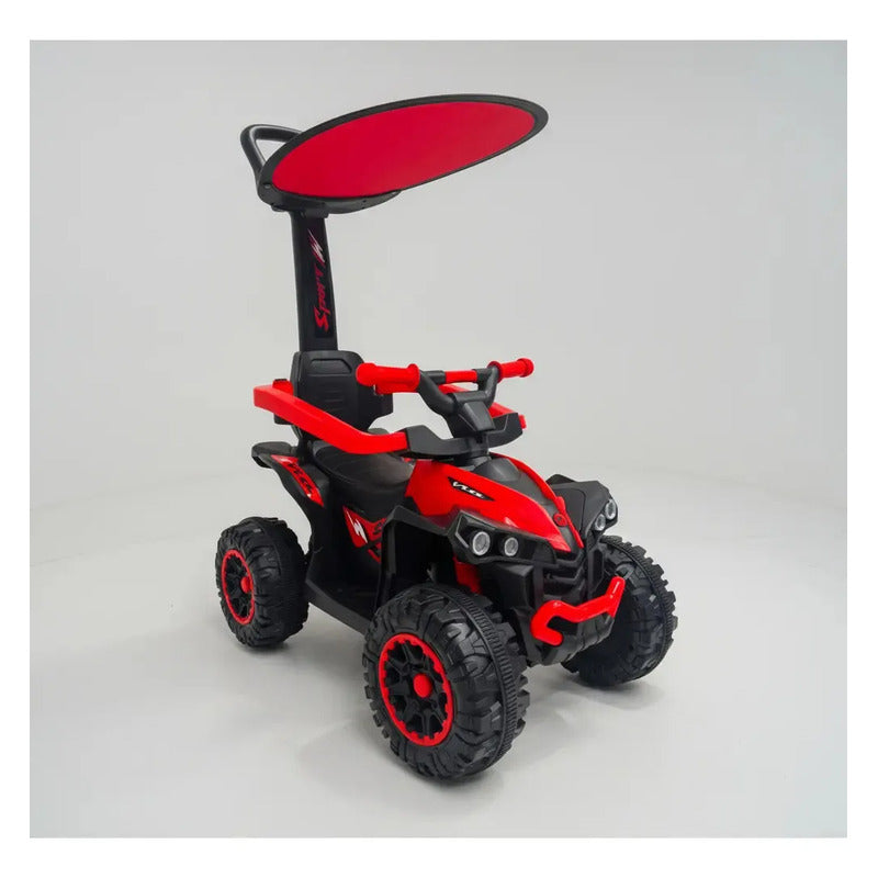 Cuatrimoto Montable Paseador Kidshop Fg-01 Color Rojo