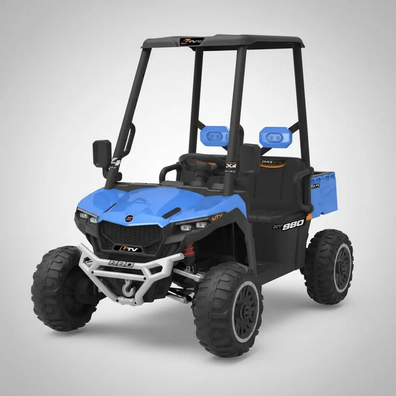 Carro De Paseo Eléctrico 12v 2 Plazas Control Remoto Mt002