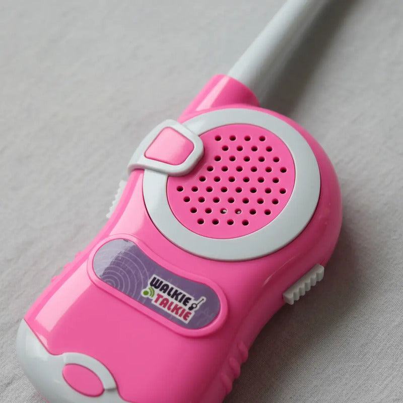 Radio De Voz Walkie Talkie Para Niños, Divertido 286 Color Rosado