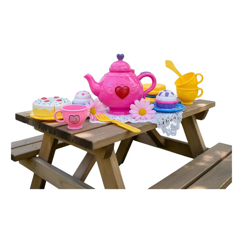 Set de té de juguete PX1594 rosado
