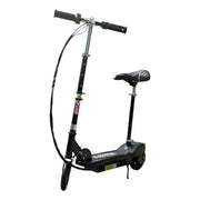 Scooter Patineta Eléctrica Negra Con Silla 24v Plegable Para Niños 5-13 Años Negro
