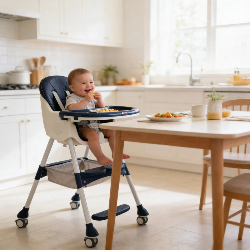 Silla Comedor Juguetes Para Bebe Freno Plegable Con Ruedas