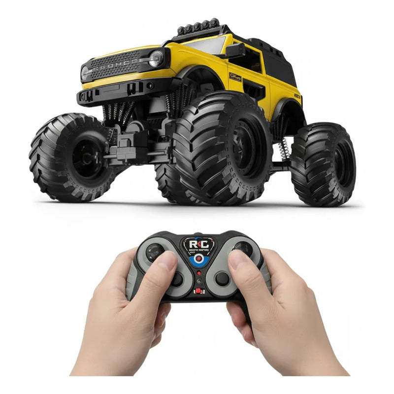Juguete Coche De Escalada De Control Remoto 2.4g Gk5616 Color Amarillo Personaje Liso