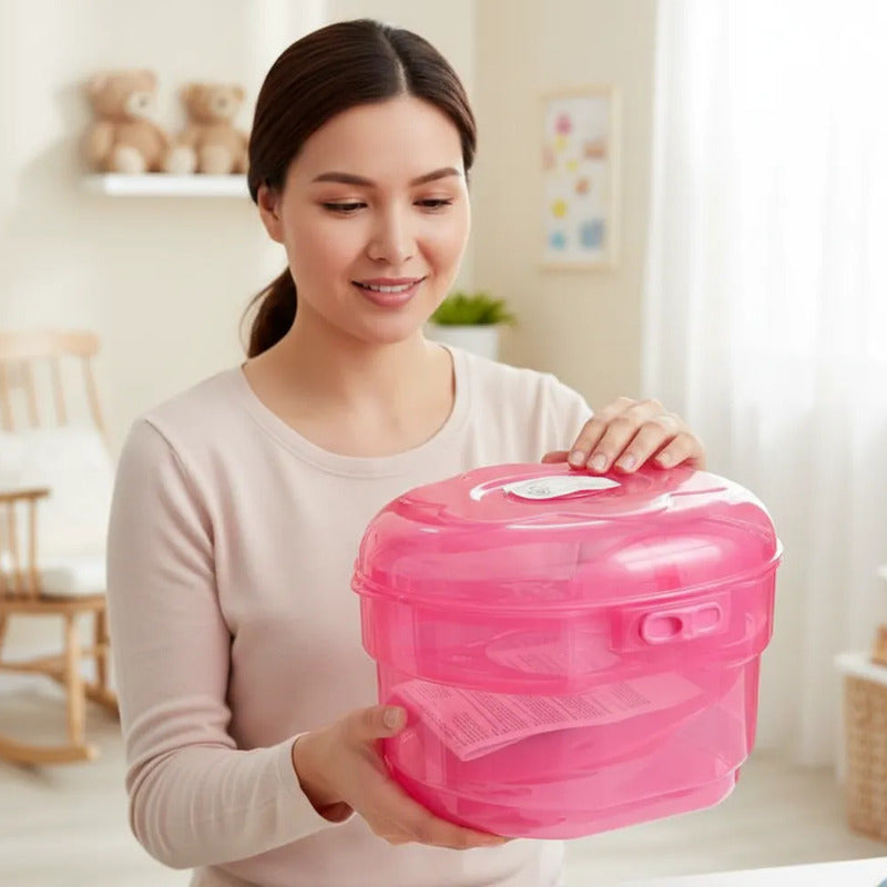 Esterilizador De Teteros Microondas Para Bebés