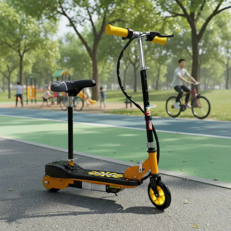 Patineta Scooter Eléctrico Kidshop Pt06 Con Silla