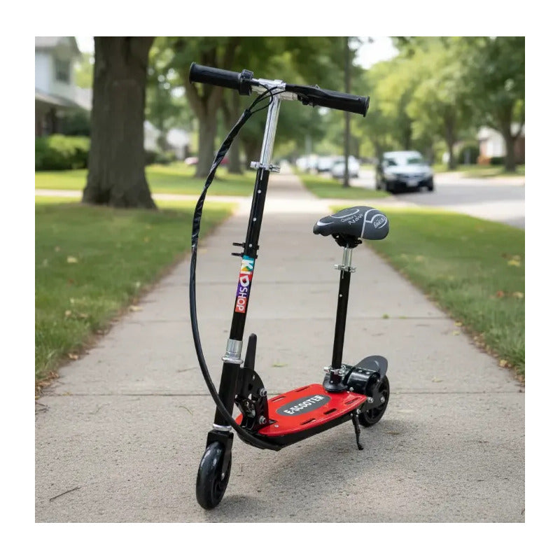 Patineta Eléctrica Metalizada Para Niños 8-13 Años