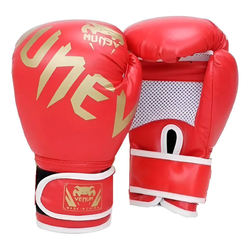 Guantes De Boxeo Profesionales  14 Onzas 14oz Rojo