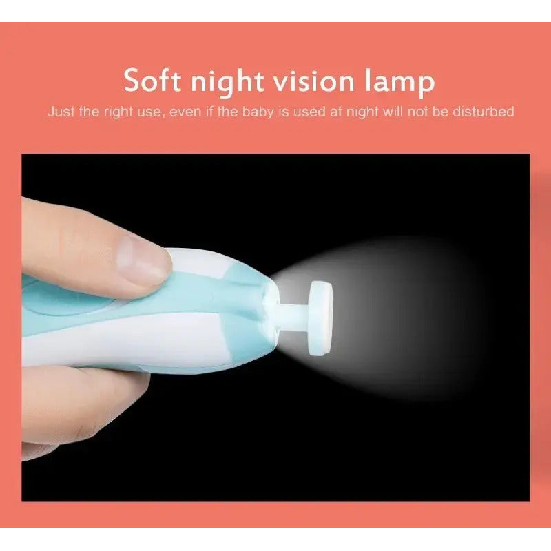 Lima Uñas Corta Uñas Electrico 6 En 1 Con Luz Led