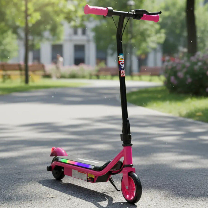 Patineta Scooter Eléctrico Con Luces  Kidshop Pt08