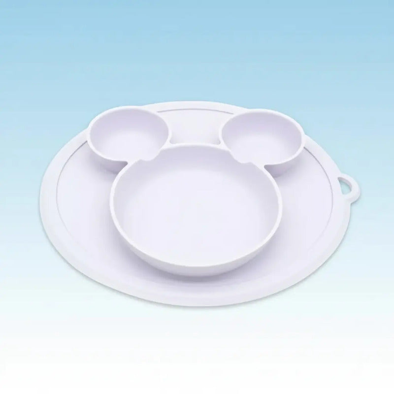 Plato En Silicona Bebe Antideslizante Colores Hydg-2