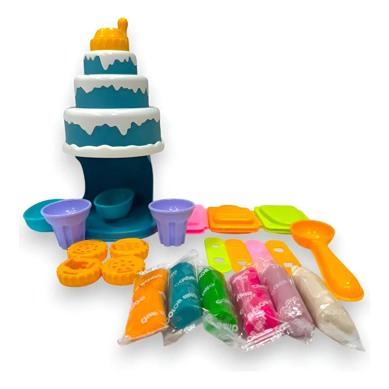 Juguete Para Niños Maquina De Helados Con Plastilina Px1591 Agua