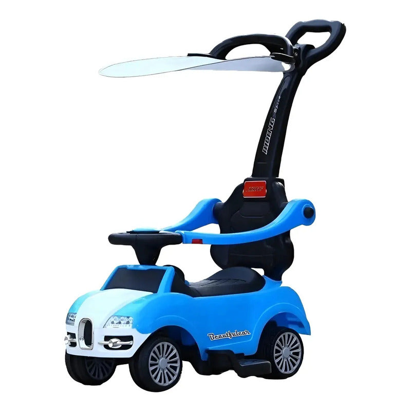 Carro Montable De Impulso Para Niños Musical J-bc8307p Azul