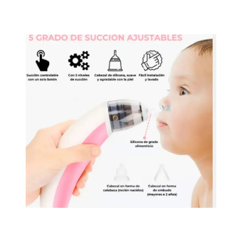 Aspirador Nasal Electrico Para Bebes Para Aliviar La Congest