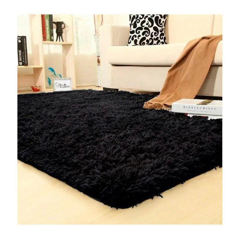 Tapete Peluche 200x150 Cm Zhimei Color Suave 170 Cm Largo