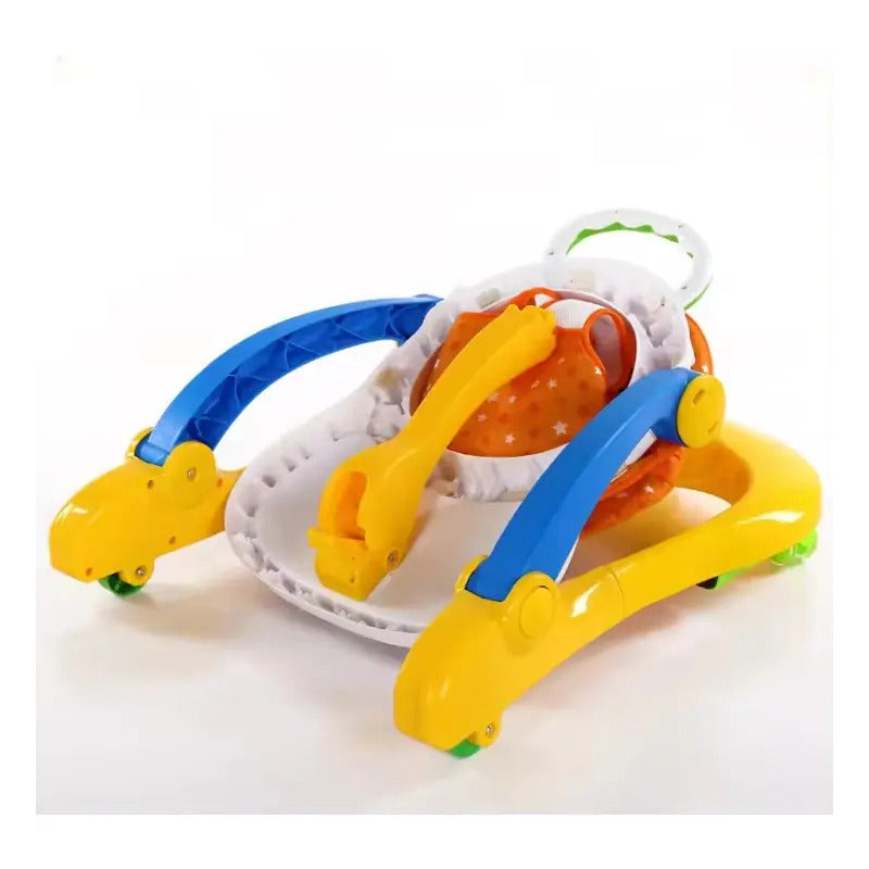 Caminador 4 En 1 Comedor Bebe Andadera Didactico Nino Nina Color Azul Azul