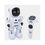 Robot Interactivo Con Control Remoto, Luz Y Sonido Hf9001-1 Color Blanco Le Neng Toys