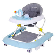 Caminador Con Guia Andadera Bebes Musical Luces Tapete 944c Color Azul Claro