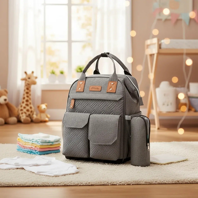 Pañalera Bolso Materno Multifuncional Cambiador  Ld2204
