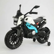 Moto Carro Electrica Montable Trimoto De 2 A 7 Años 9189 Color Azul 110v