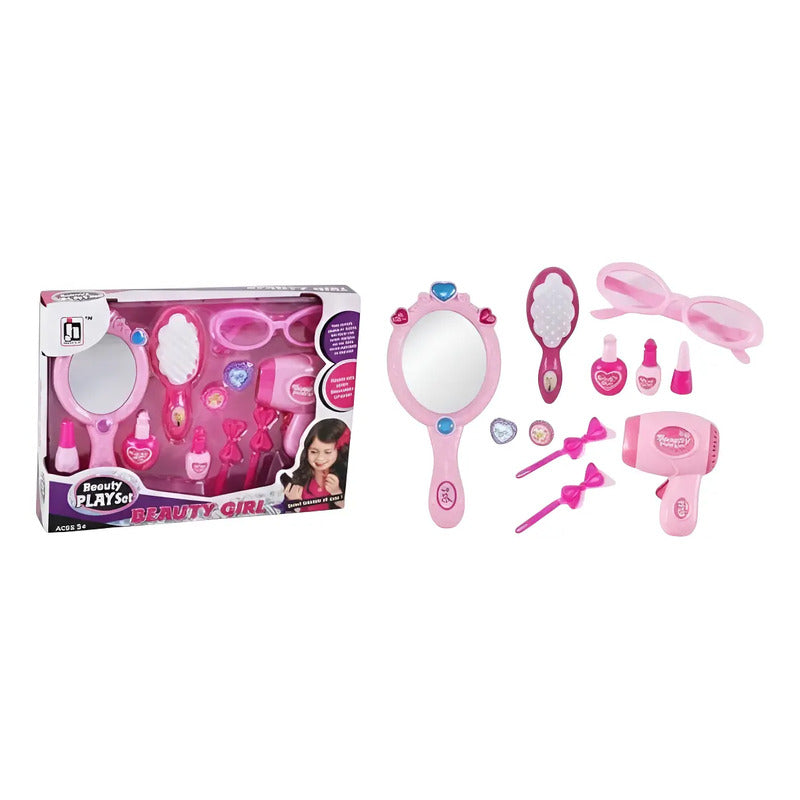 Set De Juguete De Belleza Portátil Con Accesorios Px1593