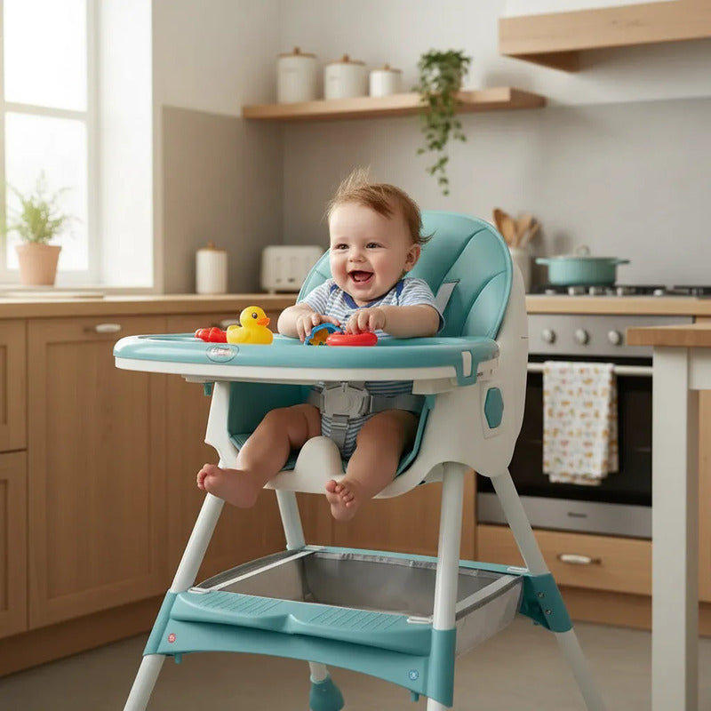 Silla Comedor Juguetes Para Bebe Freno Plegable Con Ruedas