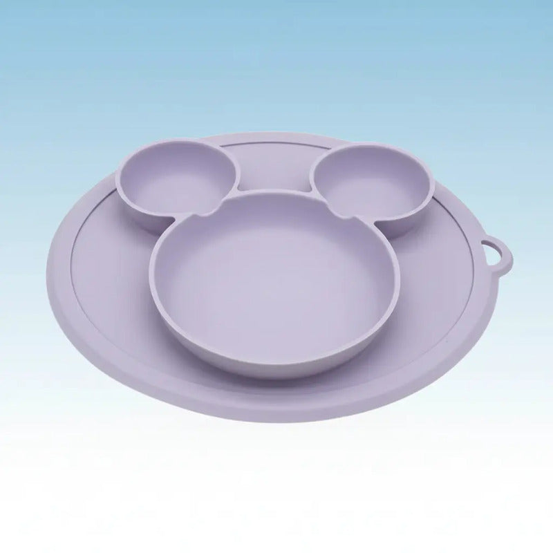 Plato En Silicona Bebe Antideslizante Colores Hydg-2