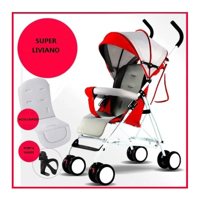 Coche Paseador Para Bebes Y Niños Cierre Facil Pd-701-2