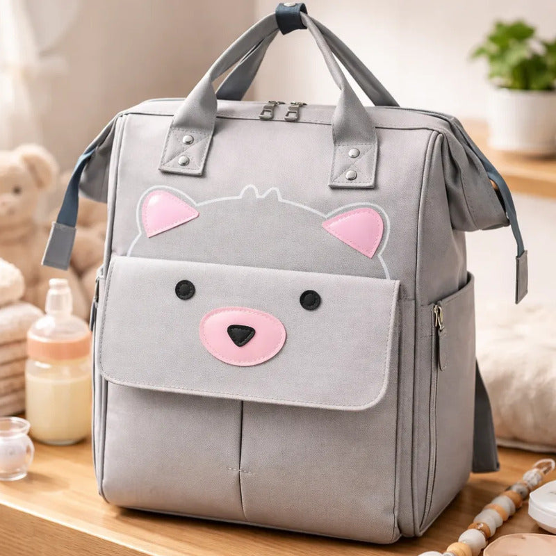 Bolso Pañalera Bebe Tipo Morral Nuevo Diseño Ref 1402