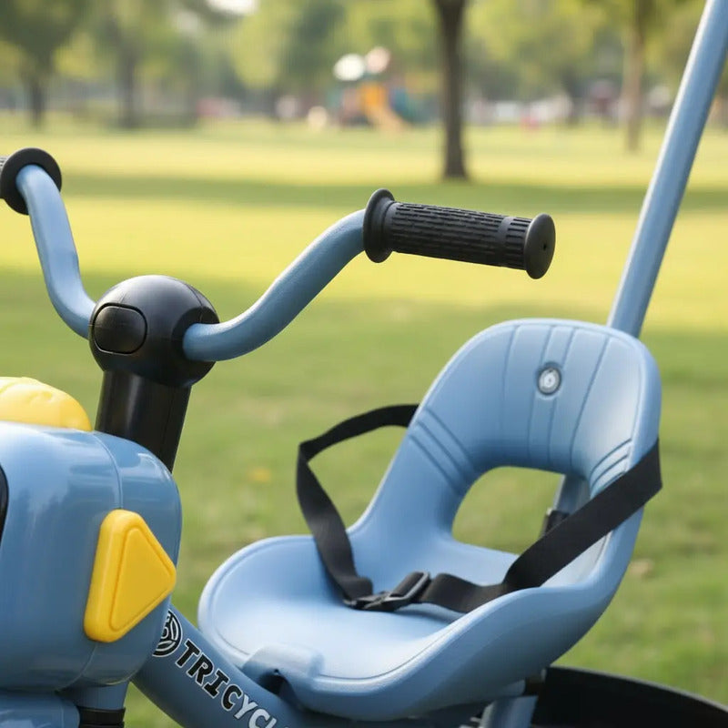 Triciclo Infantil Robots Con Música Y Cesta Tr-068