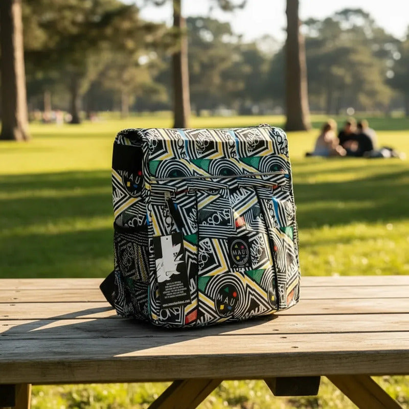 Bolso Multiusos Negro Estampado 2908-ng